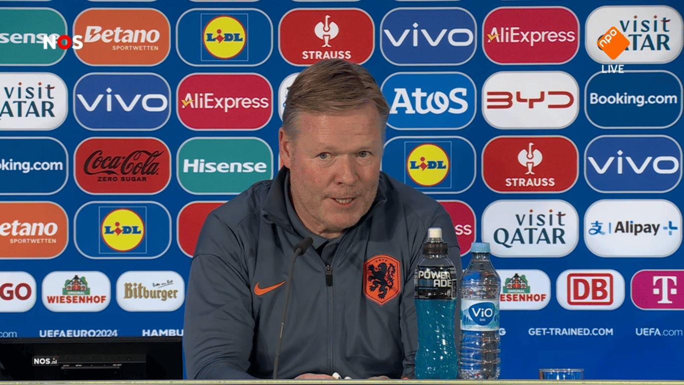 Ronald Koeman, bondscoach van het Nederlands elftal