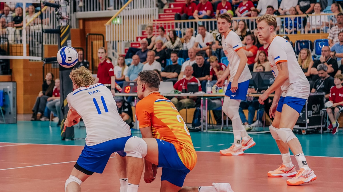 De Nederlandse volleybalmannen