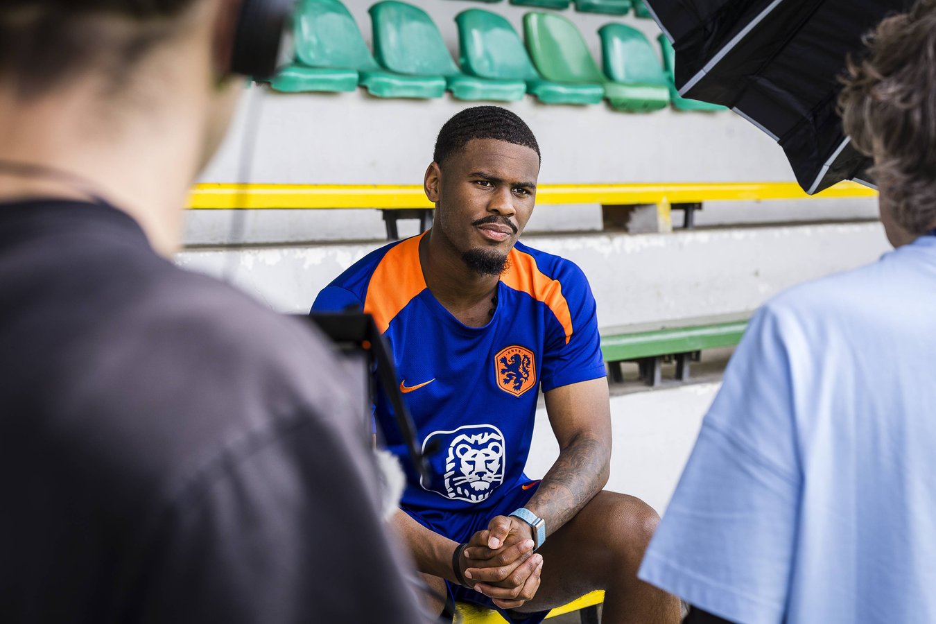 Jorrel Hato bij het Nederlands elftal