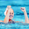 Simone van de Kraats in actie voor Nederland