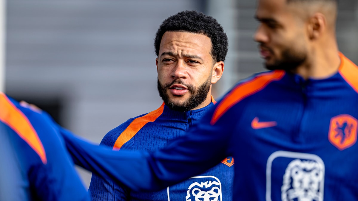 Memphis Depay bij het Nederlands elftal