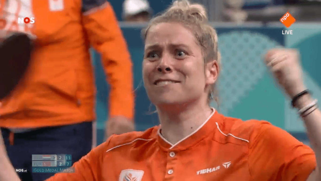 Kelly van Zon, tafeltennis, Paralympische Spelen, TeamNL, goud