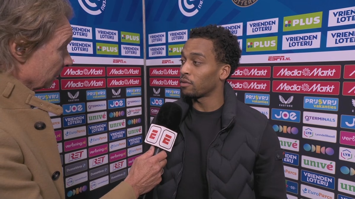 Quinten Timber voor de camera van ESPN