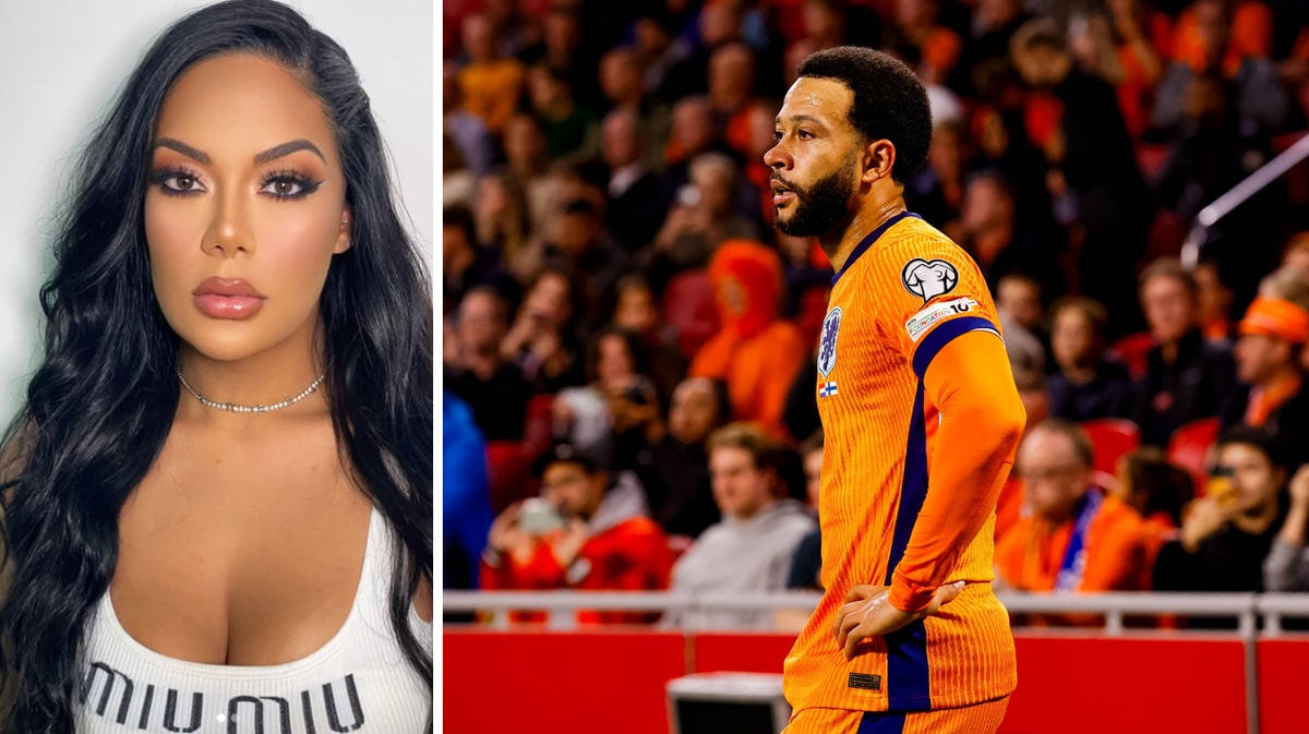 Lary Simões zou zwanger zijn door Memphis Depay