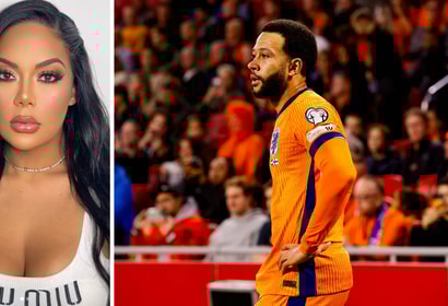 Lary Simões verwachtte een kindje met Memphis Depay