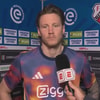 Wout Weghorst voor de camera van ESPN