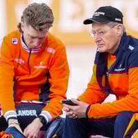 Jillert Anema (rechts) met Jorrit Bergsma