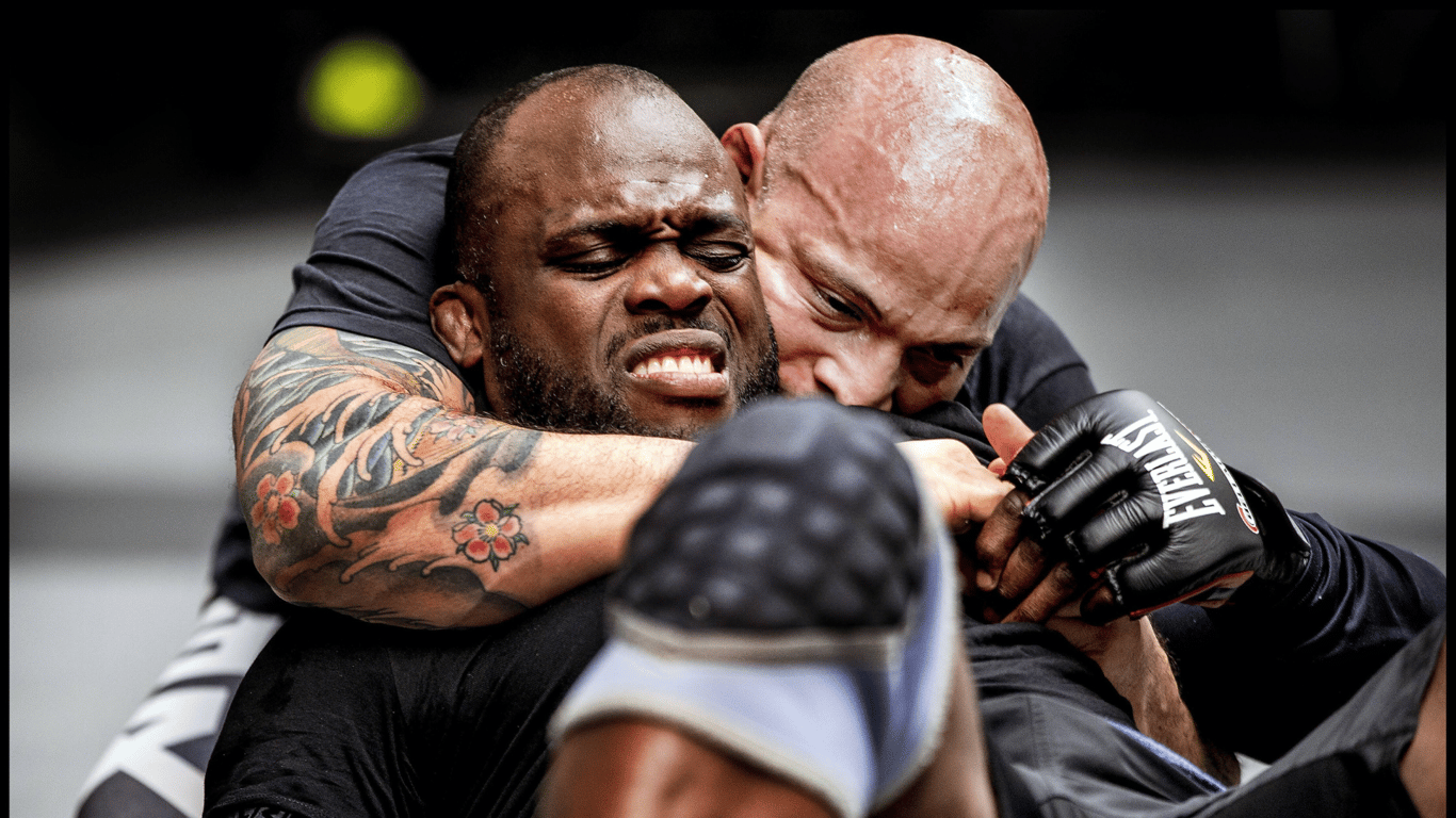 Melvin Manhoef in actie