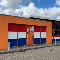 Wout Weghorst, tankstation, oranje, Nederlands elftal, EK