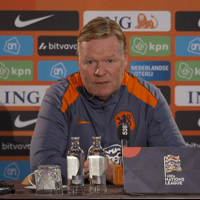 Ronald Koeman, bondscoach van het Nederlands elftal