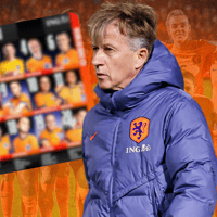 De opstelling van de Oranje Leeuwinnen tegen Frankrijk