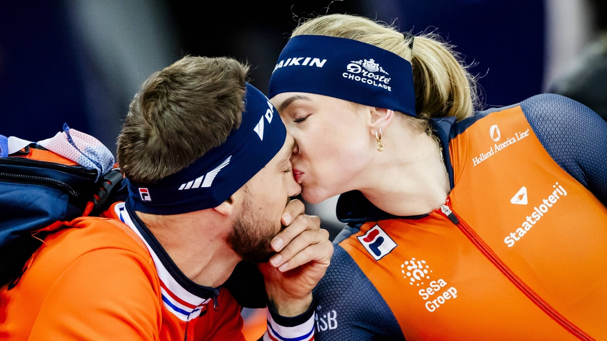 Kjeld Nuis heeft een relatie met Joy Beune