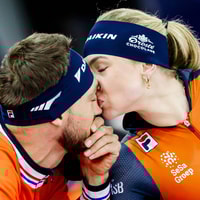 Kjeld Nuis heeft een relatie met Joy Beune