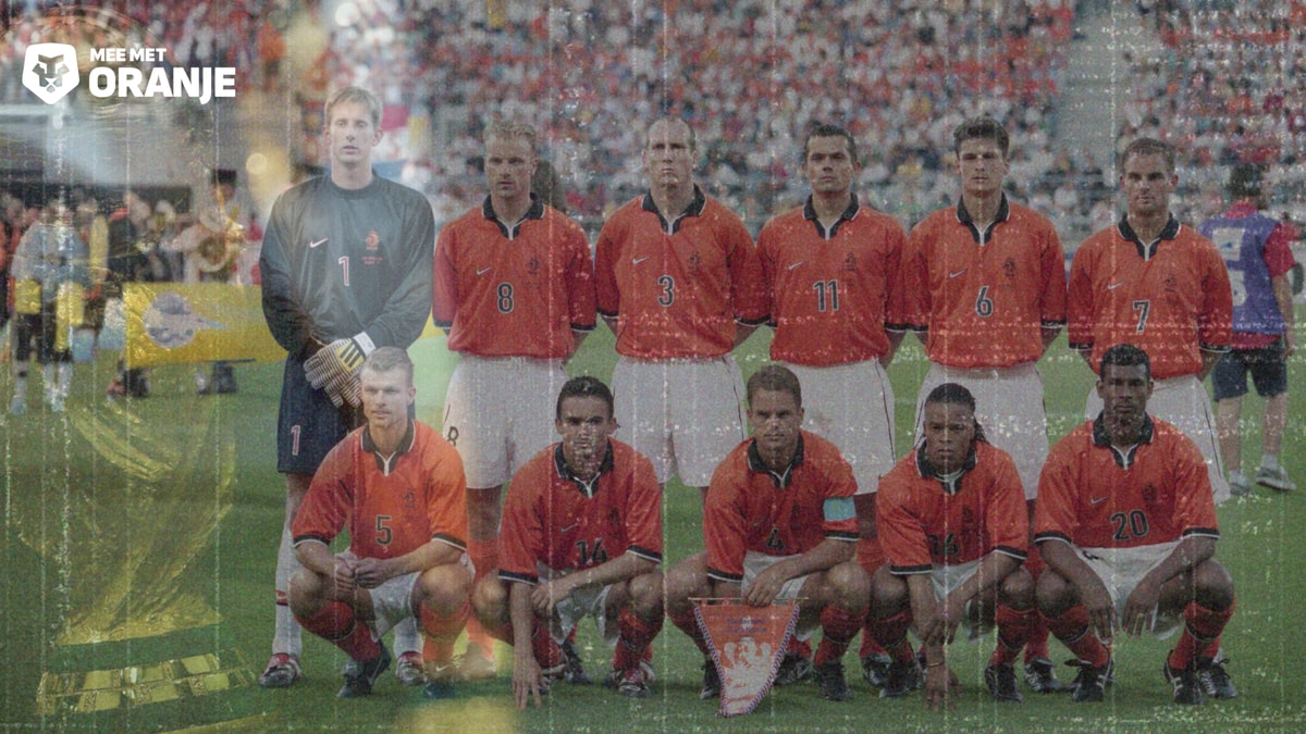 Nederland - Zuid-Korea (5-0) op het WK 1998