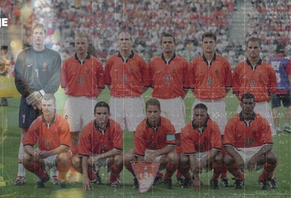 Nederland - Zuid-Korea (5-0) op het WK 1998