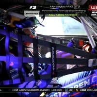 Max Verstappen op de Nürnburgring