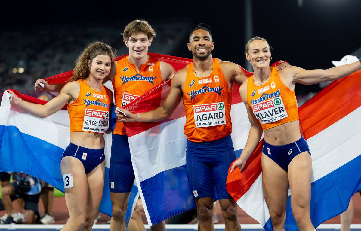 Nederland heeft bij de EK atletiek brons veroverd op de 4x400 meter gemengd.