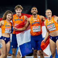 Nederland heeft bij de EK atletiek brons veroverd op de 4x400 meter gemengd.