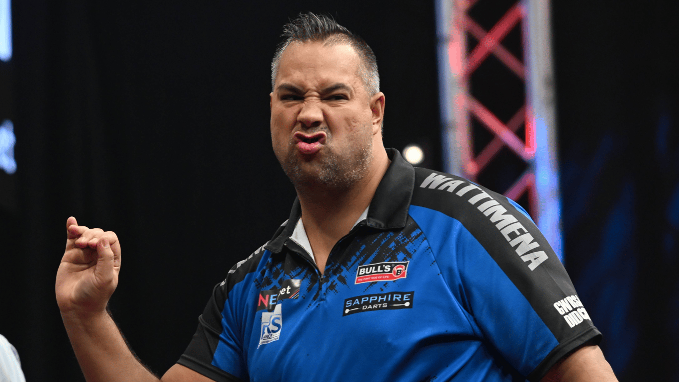 Jermaine Wattimena staat in de finale van het EK Darts