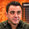 Xavi Hernández en de selectie van het Nederlands elftal