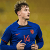 Rav van den Berg, speler van Jong Oranje