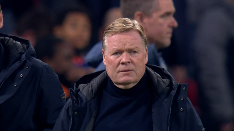 Ronald Koeman, bondscoach van het Nederlands elftal