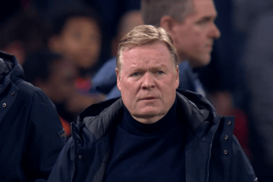 Ronald Koeman, bondscoach van het Nederlands elftal