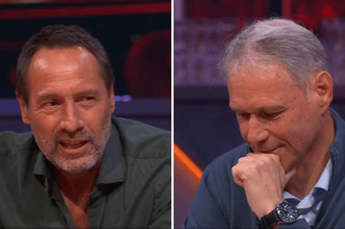 John van ’t Schip (links) en Marco van Basten, 