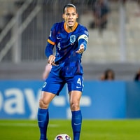 Virgil van Dijk tijdens de wedstrijd van Malta tegen Nederland