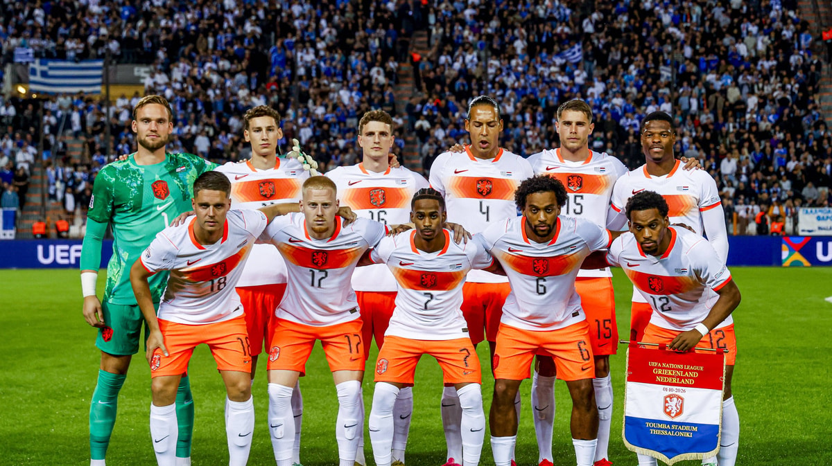 Opstelling Griekenland - Nederland