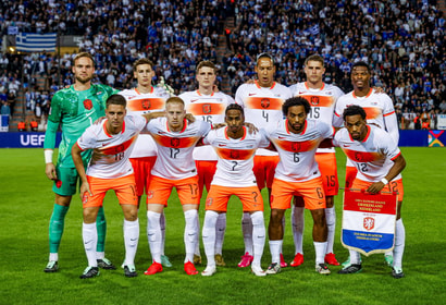 Opstelling Griekenland - Nederland