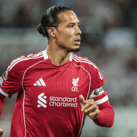 Virgil van Dijk in het shirt van Liverpool
