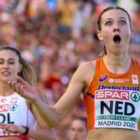 Femke Bol kan haar ogen niet geloven na het zien van haar tijd