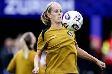 Katja Snoeijs op het EK in Zwitserland