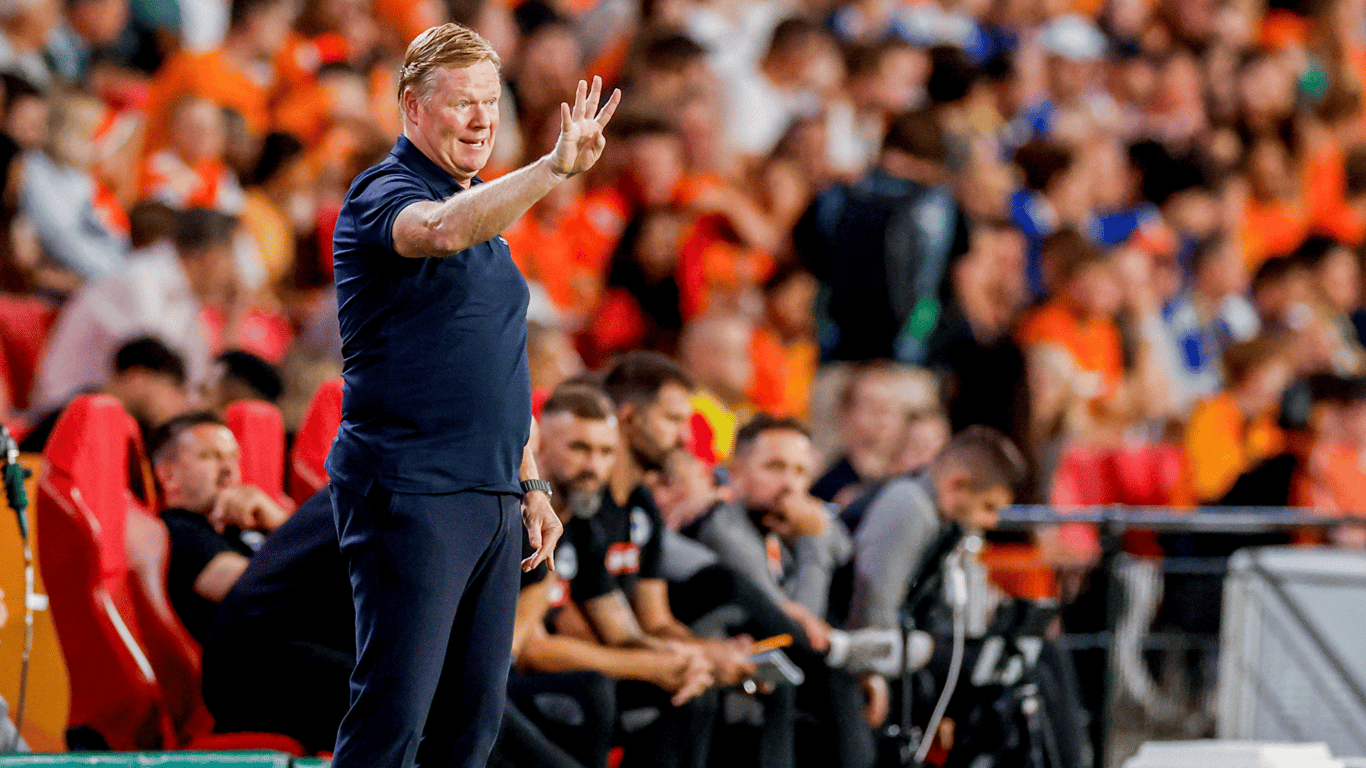 Ronald Koeman, bondscoach van het Nederlands elftal