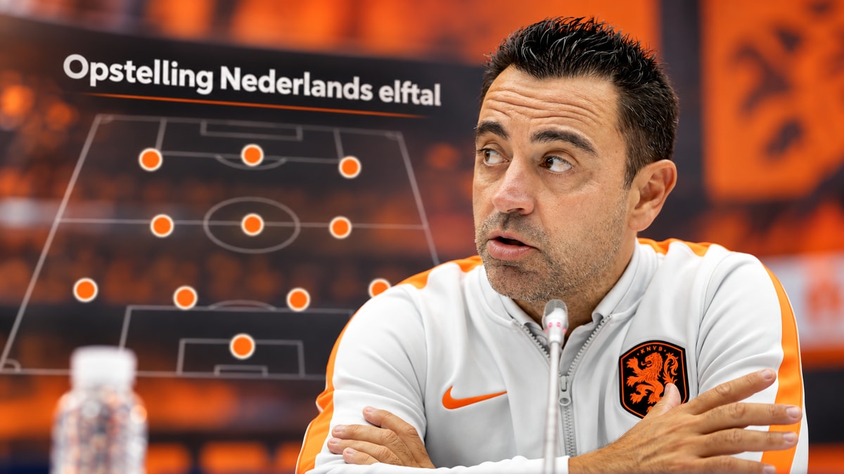Xavi Hernández, bondscoach van het Nederlands elftal