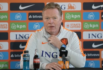 Ronald Koeman, bondscoach van het Nederlands elftal