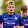 Sem Steijn in het shirt van Feyenoord
