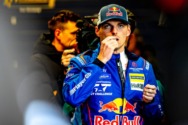 Max Verstappen op de Nürnburgring