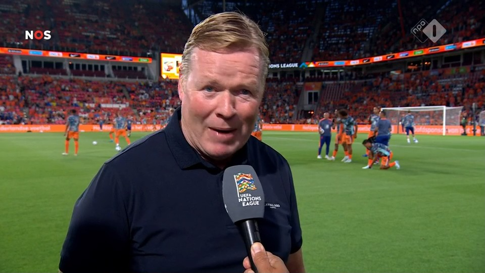 Ronald Koeman, bondscoach van het Nederlands elftal