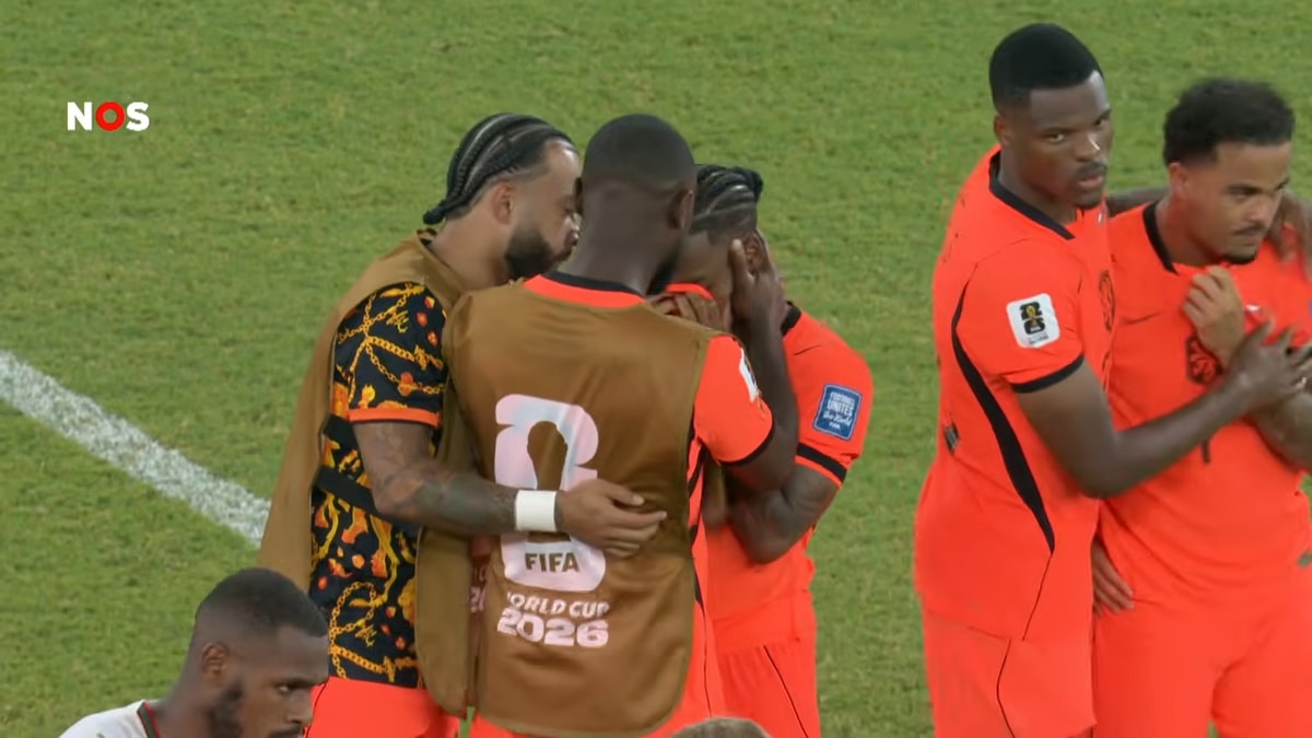Teleurstelling bij het Nederlands elftal