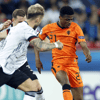 Javairô Dilrosun in actie voor Oranje