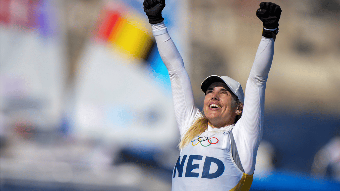 Marit Bouwmeester, zeilen, goud, Olympische Spelen, TeamNL, ILCA 6-klasse, Parijs2024