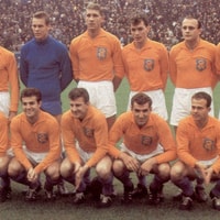 Het Nederlands elftal in 1962.