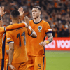 Oranje viert feest na een doelpunt