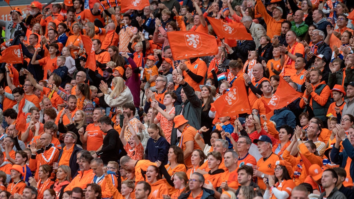 Fans van het Nederlands elftal