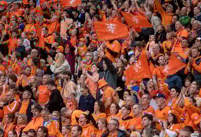 Fans van het Nederlands elftal