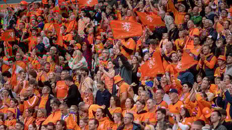 Fans van het Nederlands elftal