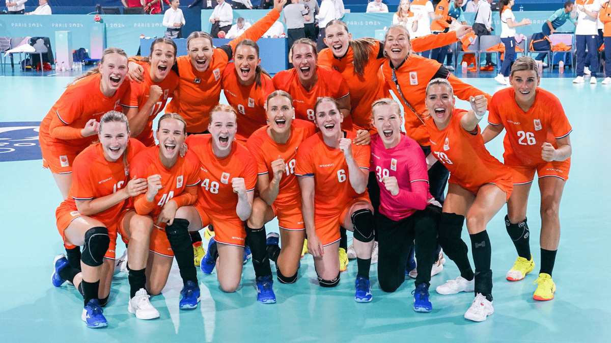 De Nederlandse handbalsters verslaan Spanje op de Olympische Spelen