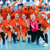 De Nederlandse handbalsters verslaan Spanje op de Olympische Spelen
